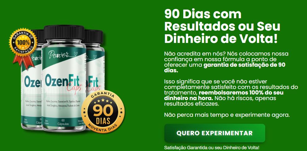 OzenFit Caps Funciona