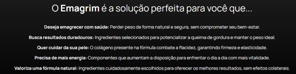 Emagrim Funciona